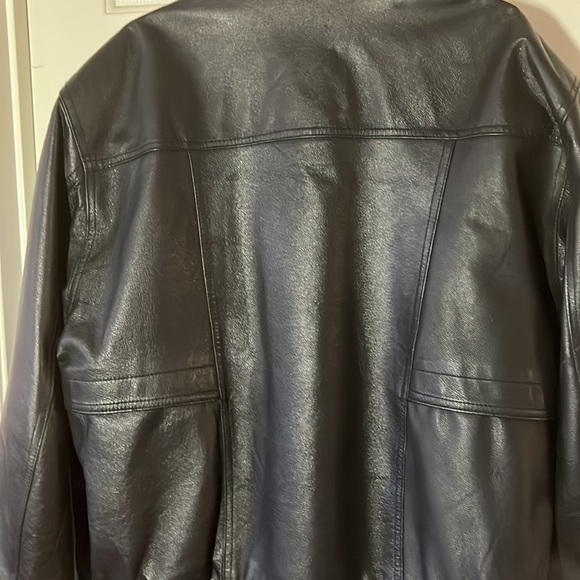 Cellini Men XL Black Leather jacket - Picture 7 of 13
